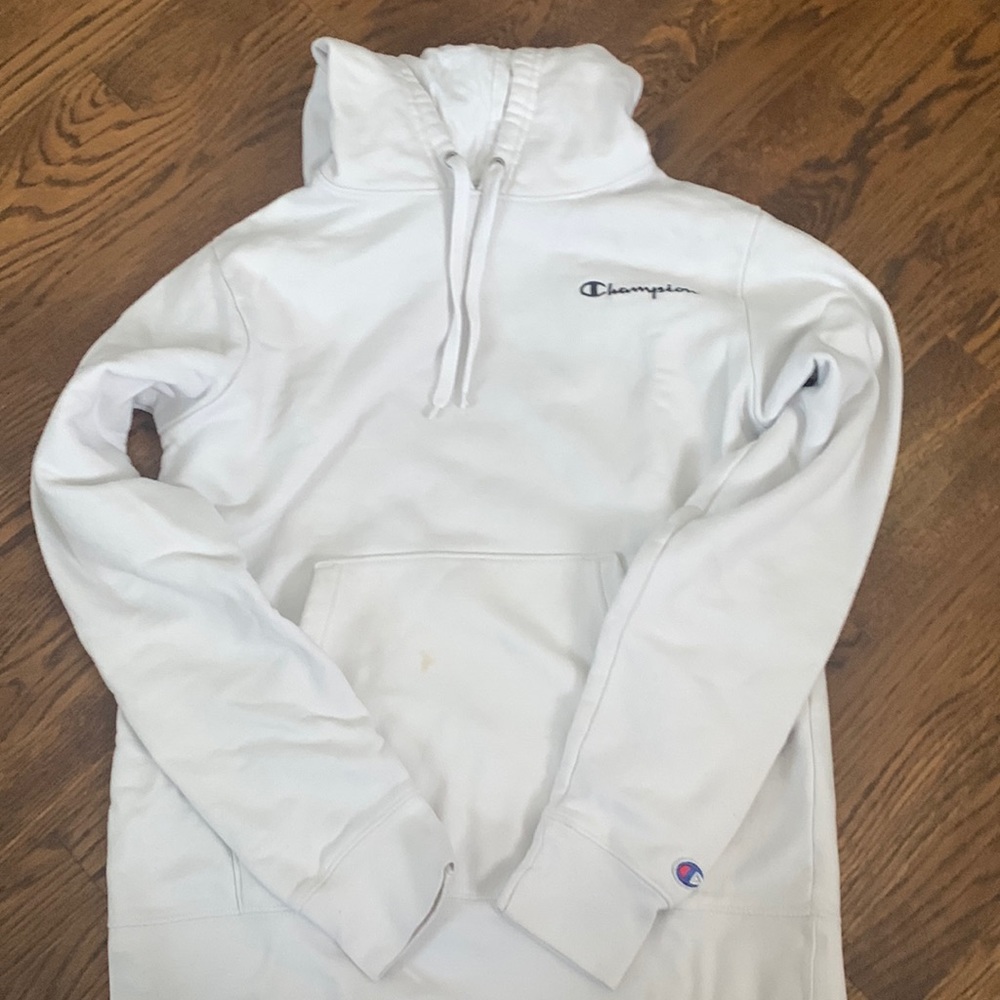White Champion Hoodie Small